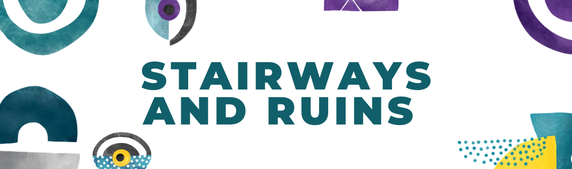 Stairways and ruins banner