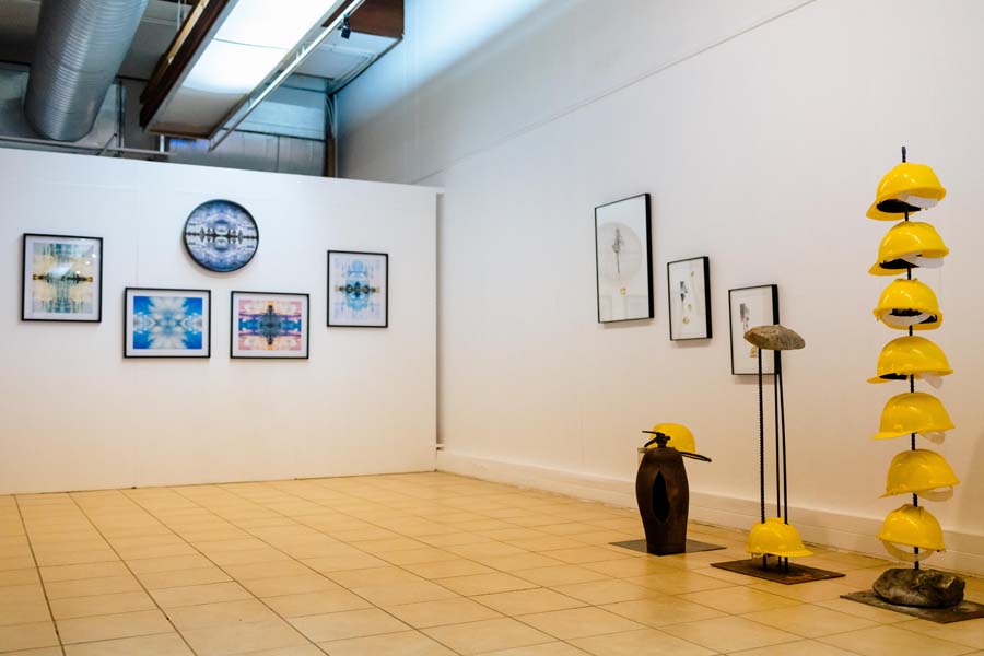Installation view: Lotz and Lampen